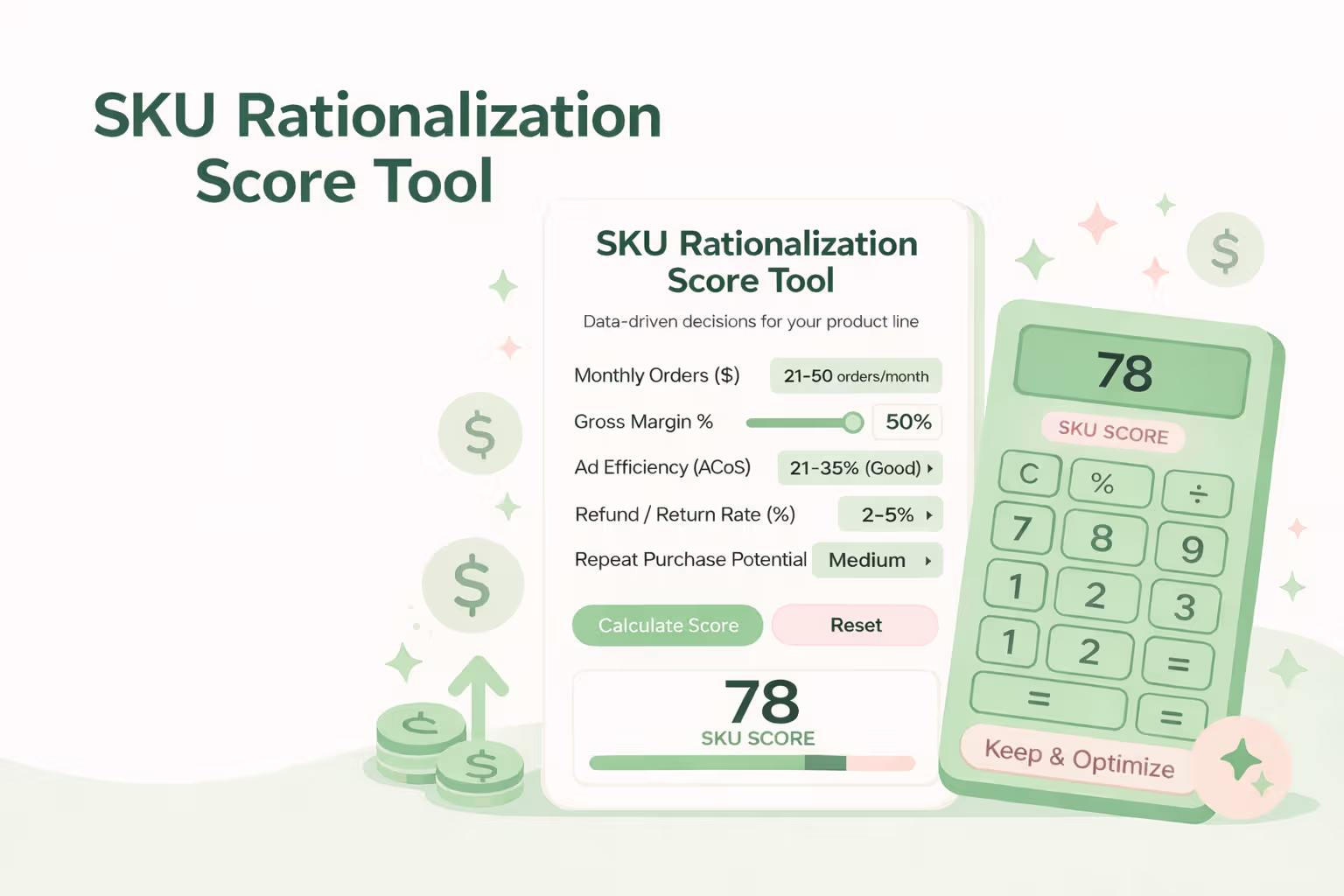 SKU Rationalization Score Tool: Cut Waste, Improve Margins, and Scale the Right Products