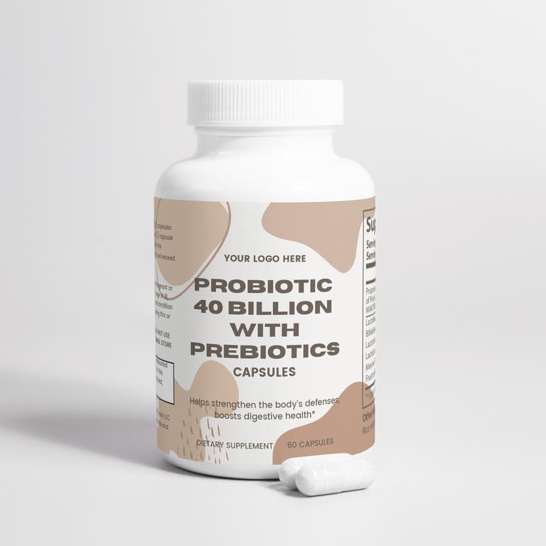 Probiotic 40 Billion with Prebiotics