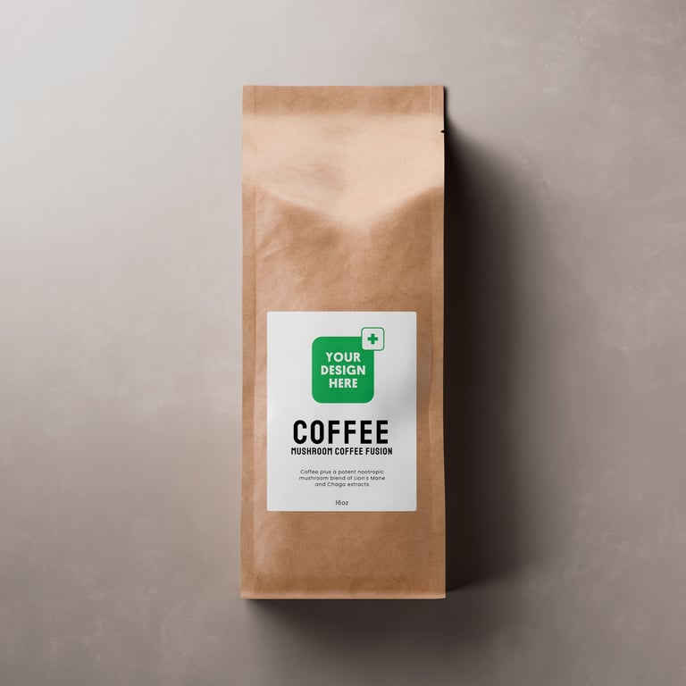 Mushroom Coffee Fusion - Lion’s Mane & Chaga 16oz