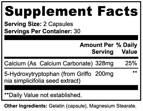 5-HTP nutritional facts
