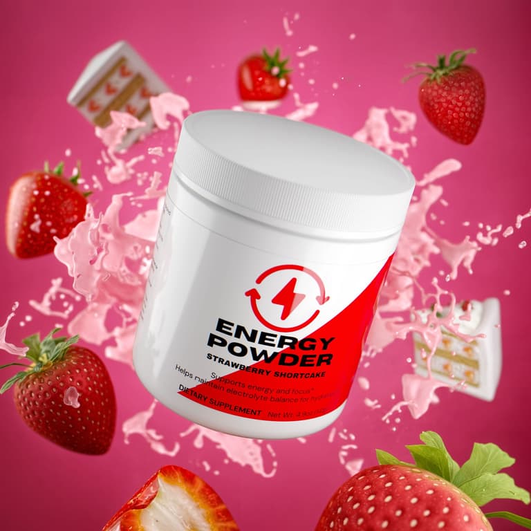 Energy Powder (Strawberry Shortcake)