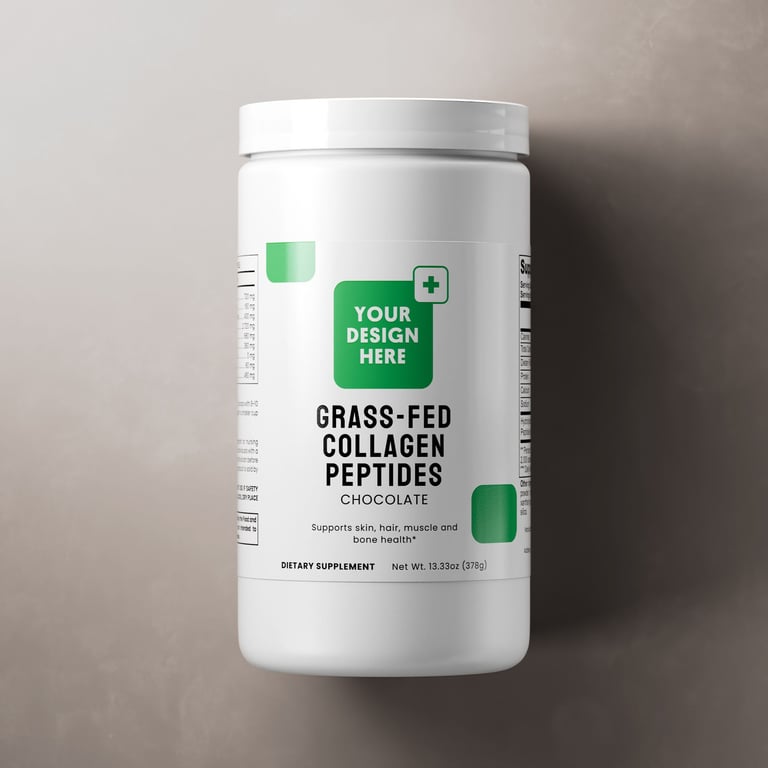 Grass-Fed Collagen Peptides Powder (Chocolate)