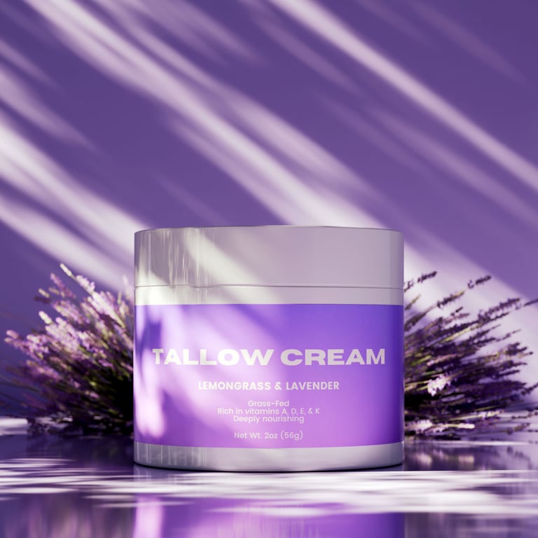 Tallow Cream Lemongrass & Lavender
