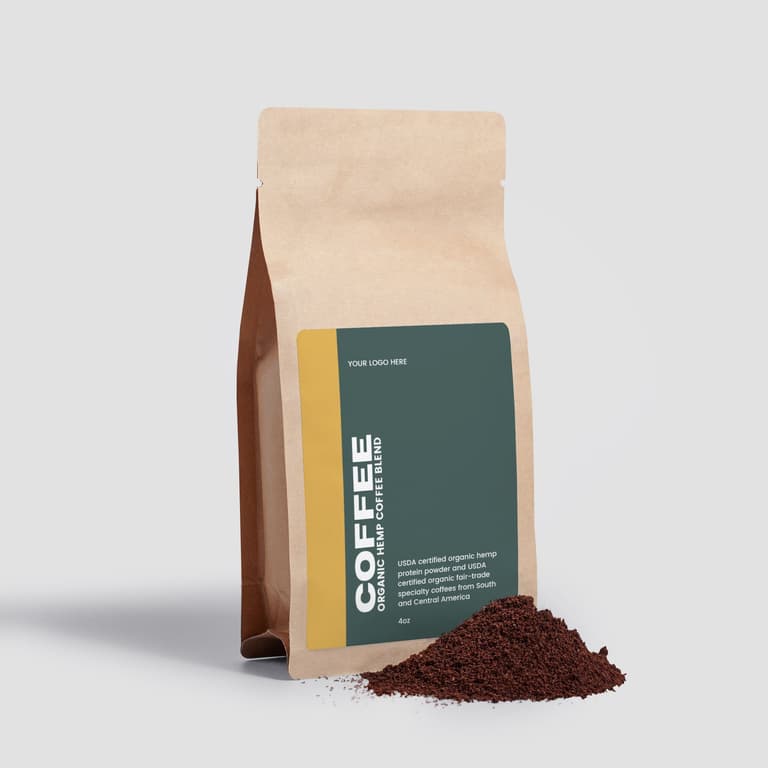 Hemp Coffee Blend - Medium Roast 4oz