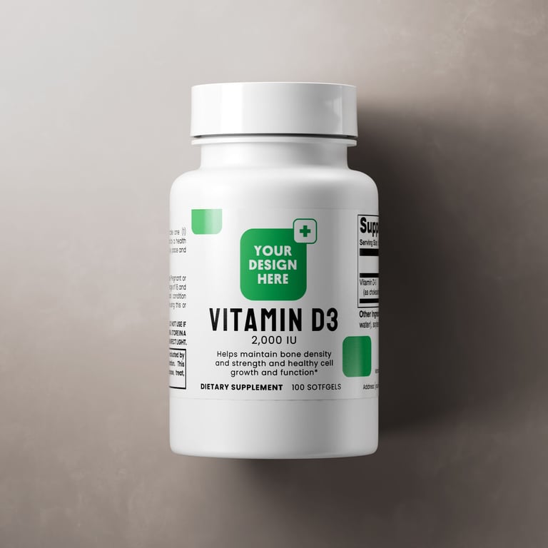 Vitamin D3 2,000 IU